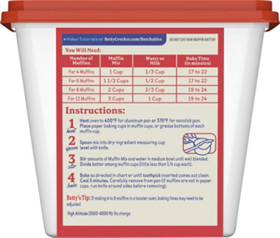 Betty Crocker Batchables Blueberry Muffin Mix - 28 Oz - Image 6
