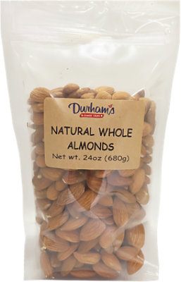 Durham Natural Whole Almonds - 24 OZ - Image 1