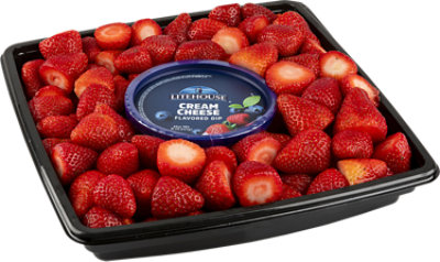 Readymeals Fresh Cut Large Strwbry Bowl W/chocolate 40 Oz - 40 OZ - Image 1