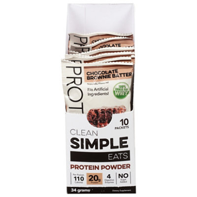Clean Simple Eats Protein Brownie - 20 OZ - Image 1