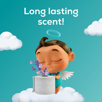 Angel Soft Fresh Lavender Bath Tissue Mega Roll Chimney Pack - 8 Roll - Image 4