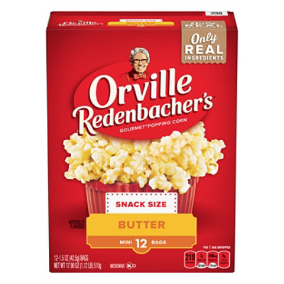 Orville Redenbacher's Gourmet Butter Popcorn Mini Bags - 12-1.5 Oz - Image 1