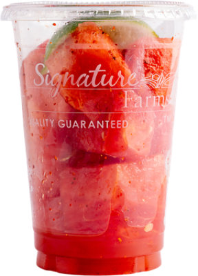 Readymeals Fresh Cut Watermelon Cup W/tajin 8 Oz - 8 OZ - Image 1