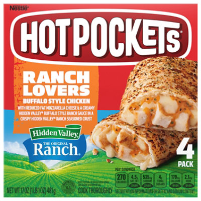 Hot Pockets Ranch Lovers Buffalo Style Chicken - 17 Oz - Image 2