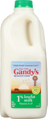 Gandy's 1% Lowfat Milk - 64 Oz - Image 2