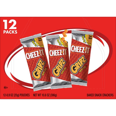 Cheez-It Original Mini Cheese Crackers Gripz Multipack - 12 Count - Image 5