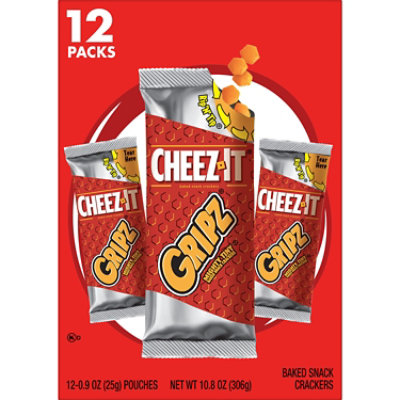 Cheez-It Original Mini Cheese Crackers Gripz Multipack - 12 Count - Image 6