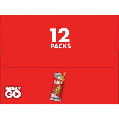 Cheez-It Original Mini Cheese Crackers Gripz Multipack - 12 Count - Image 7