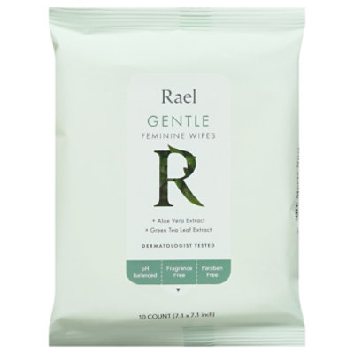 Rael Feminine Wipes - 10 CT - Image 1