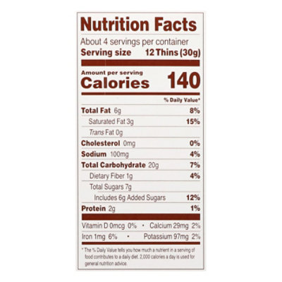 Simple Mills  Sweet Thins Lemon Seed & Nut Flour Snack - 4.25 Oz - Image 3
