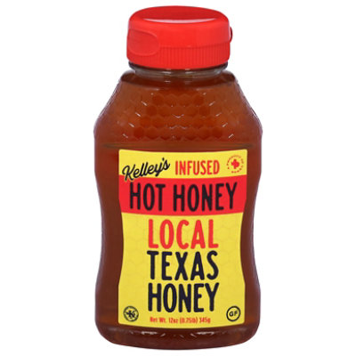 Kelley's Infused Hot Honey Local Texas Honey - 12 Oz - Image 1