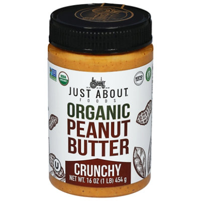 Just About Foods Organic Crunchy Peanut Butter - 16 Oz - Image 2