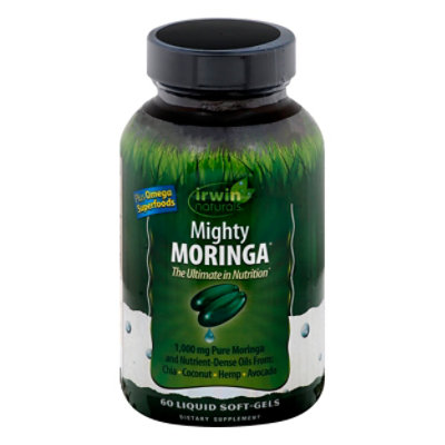 Irwin Naturals Mighty Moringa - 60 CT - Image 1