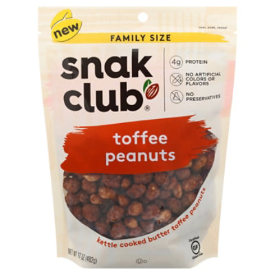 Snak Club Toffee Peanuts - 8 OZ - Image 3