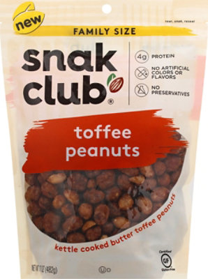 Snak Club Toffee Peanuts - 8 OZ - Image 2
