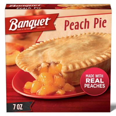 Banquet Peach Pie - 7 Oz - Image 1