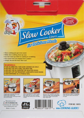 Home Select Big Chef Slow Cooker Liner - 2 Count - Image 4