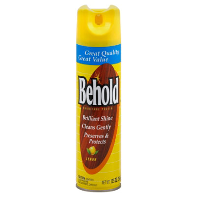 Behold Lemon Wood Furniture Polish - 12.5 Oz - Image 1