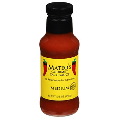 Mateos Medium Gourmet Taco Sauce - 10.5 Oz - Image 3