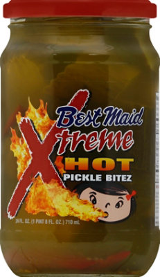 Best Maid Xtreme Hot Pickle Bitez - 24 OZ - Image 2