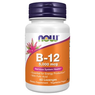 Now B12 5000mcg Folic - 60 CT - Image 1