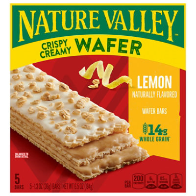 Nature Valley Crispy Creamy Lemon Wafer Bars 6.5 Oz - 5 Count - Image 1