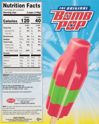 Bomb Pop Watermelon Pops - 12 Count - Image 6