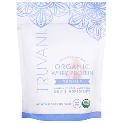 Truvani Whey Protein Vanilla - 18.8 OZ - Image 2