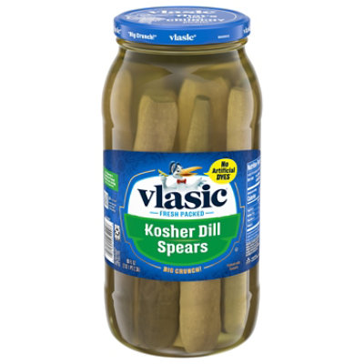 Vlasic Kosher Dill Spears - 80 OZ - Image 1