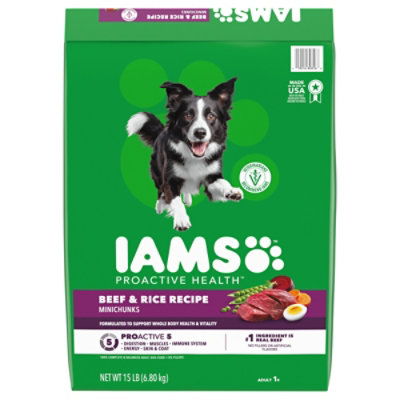 Iams Proactive Health Beef & Rice - 15 LB - Image 4
