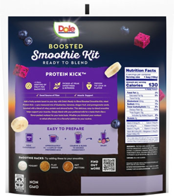 Dole Blueberries, Bananas, Dragon Fruit & Pomegranate Muscle Support Smoothie Kit - 7 Oz - Image 5