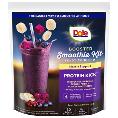 Dole Blueberries, Bananas, Dragon Fruit & Pomegranate Muscle Support Smoothie Kit - 7 Oz - Image 1