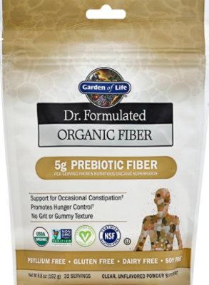 Garden Of Life Dr Formulated Organic Fiber Unflavored - 7.9 OZ - Image 2