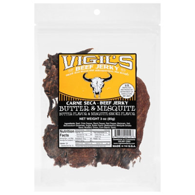 Vigil's Butter Mesquite Beef Jerky - 3 Oz - Image 2