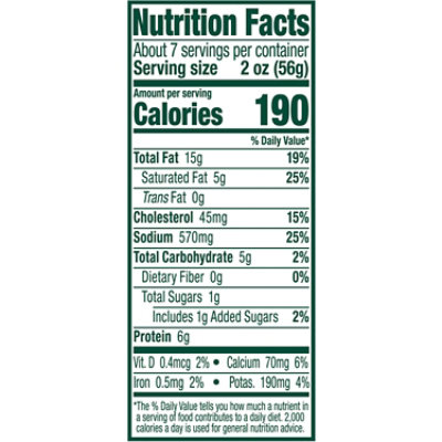 Eckrich Smoked Sausage Cheddar Skinless - 13 OZ - Image 3