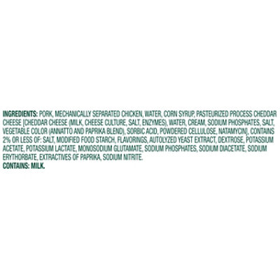 Eckrich Smoked Sausage Cheddar Skinless - 13 OZ - Image 4