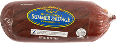 Smokehouse Summer Sausage - 16 OZ - Image 1
