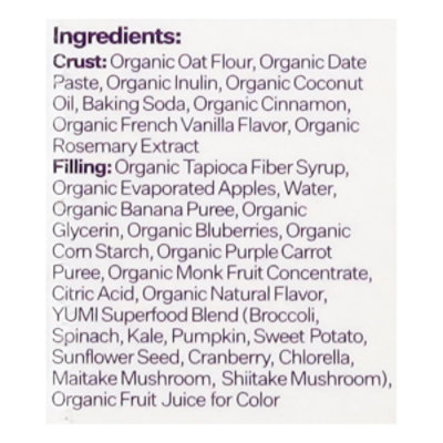 Yumi Organic Blueberry Purple Carrot Bars - 3.70 Oz - Image 5