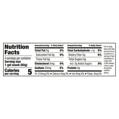 Snack Pack Zero Sugar Strawberry Flavored Juicy Gels Snack Cups - 4-3.25 Oz - Image 3