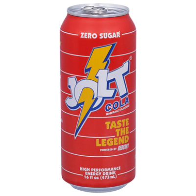 Jolt Cola Zero Sugar Energy Drink Can - 16 Fl. Oz. - Image 1