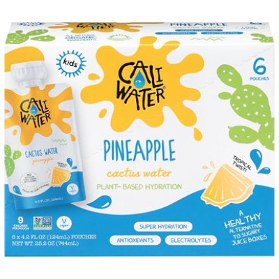 Caliwater Pineapple Kids Pouches - 25.2 Oz - Image 2