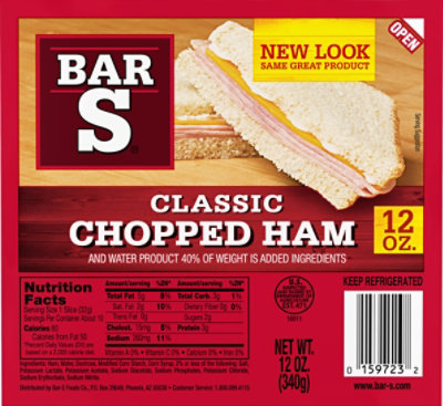 Bar S Classic Chopped Ham - 12 OZ - Image 2