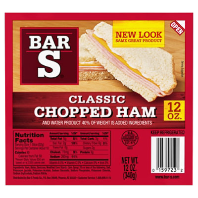 Bar S Classic Chopped Ham - 12 OZ - Image 1
