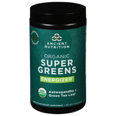 Ancient Nutrition Organic Super Greens Enrgzr - 7.5 OZ - Image 3