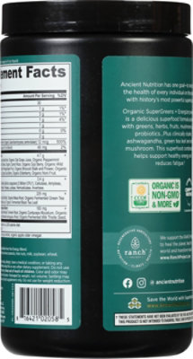 Ancient Nutrition Organic Super Greens Enrgzr - 7.5 OZ - Image 5