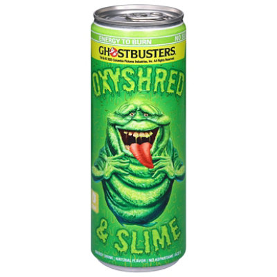 Oxyshred Ghostbuster & Slime No Sugar Natural  Flavor Energy Drink Can - 12 Fl. Oz. - Image 1