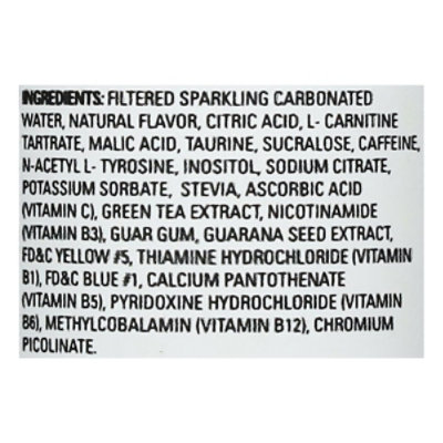 Oxyshred Ghostbuster & Slime No Sugar Natural  Flavor Energy Drink Can - 12 Fl. Oz. - Image 4