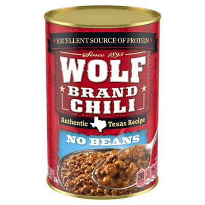 Wolf Brand Plain Chili - 38.5 Oz - Image 1