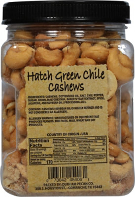Hatch Green Chile Roasted Cashews - 12 OZ - Image 6