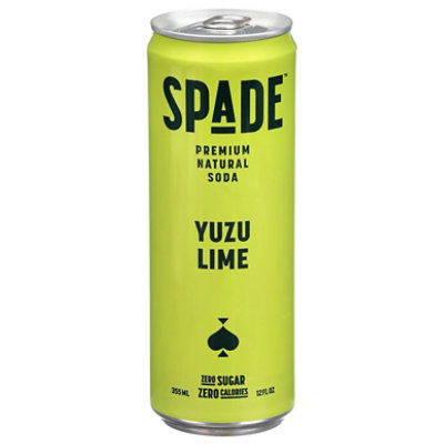 Spade Soda Yuzu Lime - 12 OZ - Image 2